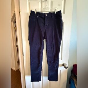 Roz & Ali Navy Corduroy Pants